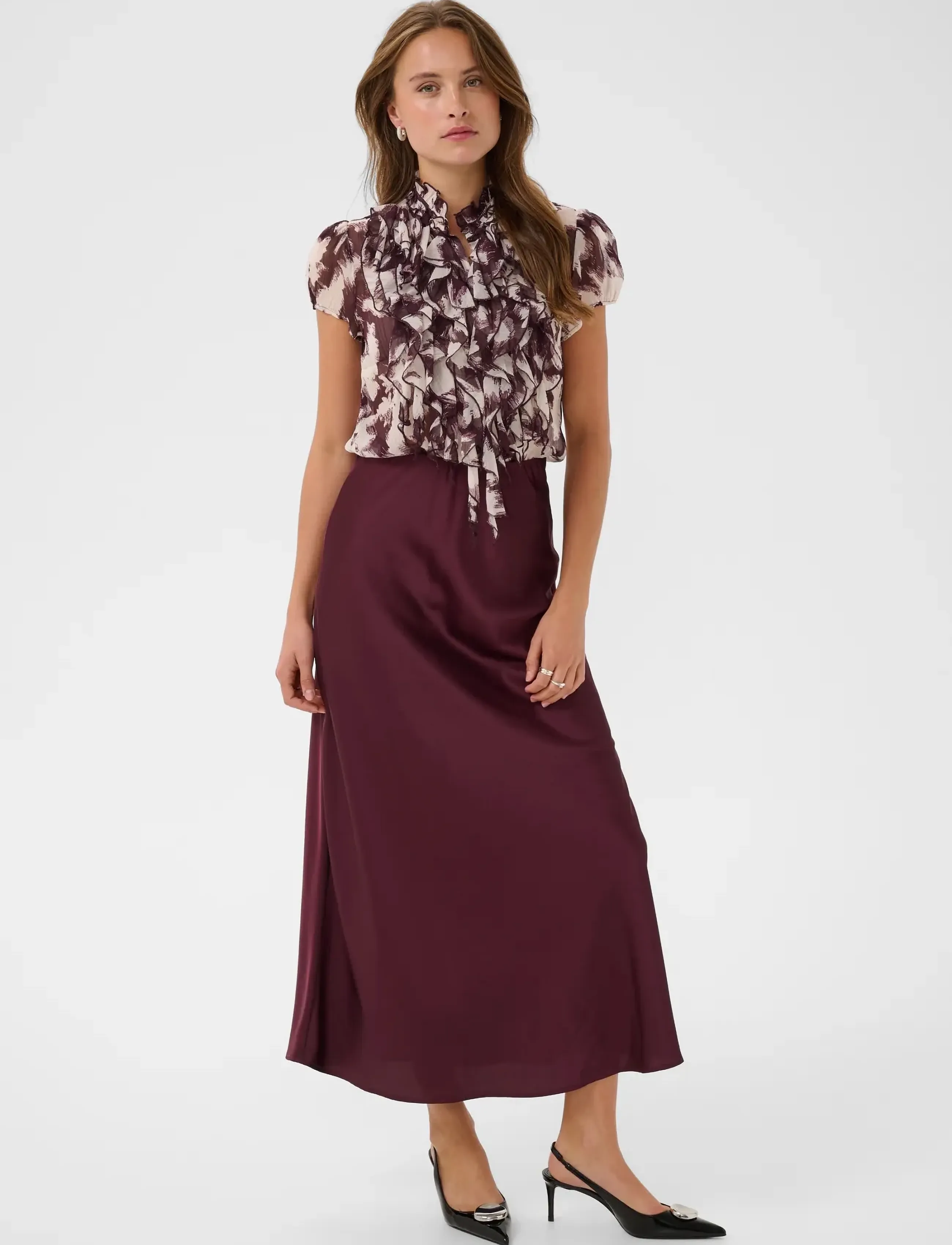 SAINT TROPEZ Liljasz Crinkle Ss Shirt skjortor & blusar dam – bild 2
