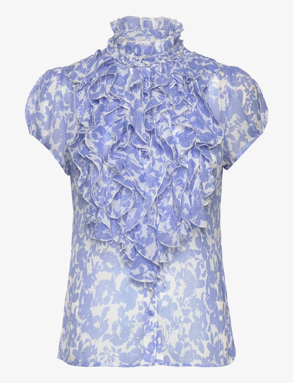 Saint tropez ruffle hot sale blouse