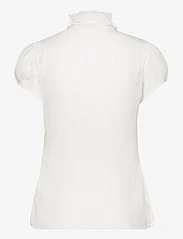 Saint Tropez - LiljaSZ Crinkle SS Shirt - kortärmade blusar - ice - 1