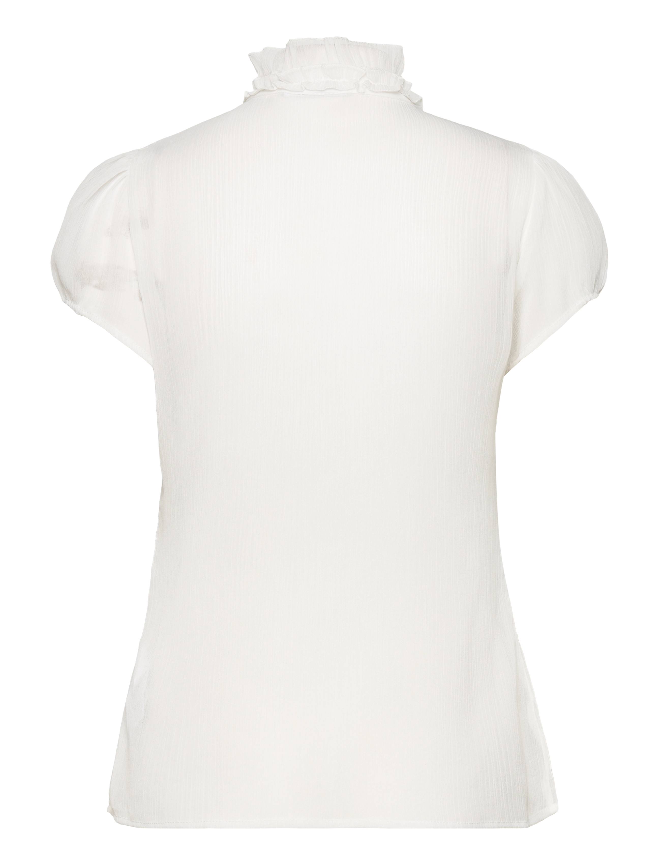 Saint Tropez - LiljaSZ Crinkle SS Shirt - kurzärmelige blusen - ice - 2
