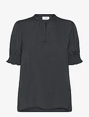 Saint Tropez - NunniSZ Shirt - short-sleeved blouses - black - 0