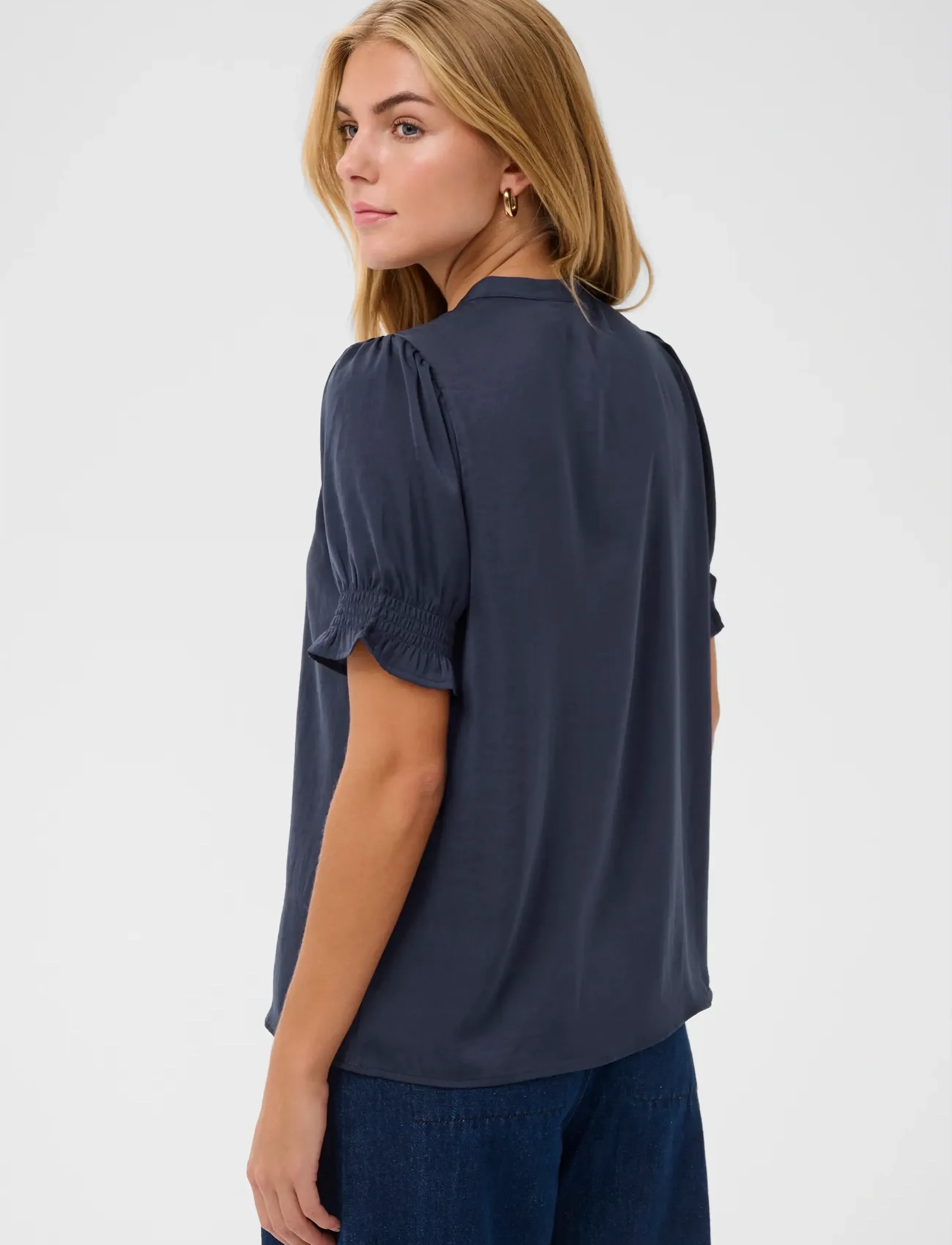 Saint Tropez - NunniSZ Shirt - short-sleeved blouses - eclipse - 4