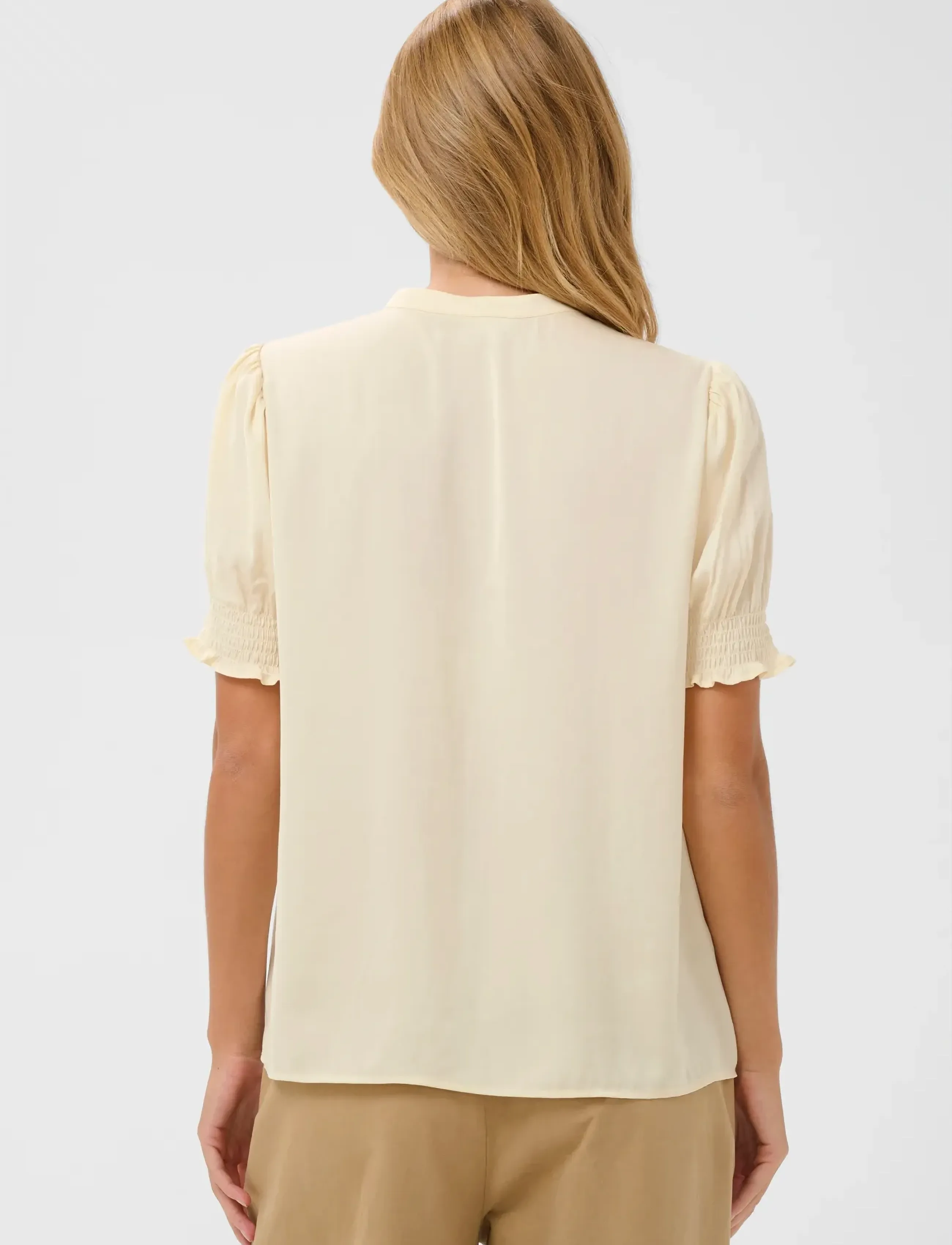 Saint Tropez - NunniSZ Shirt - kortærmede bluser - seedpearl - 4