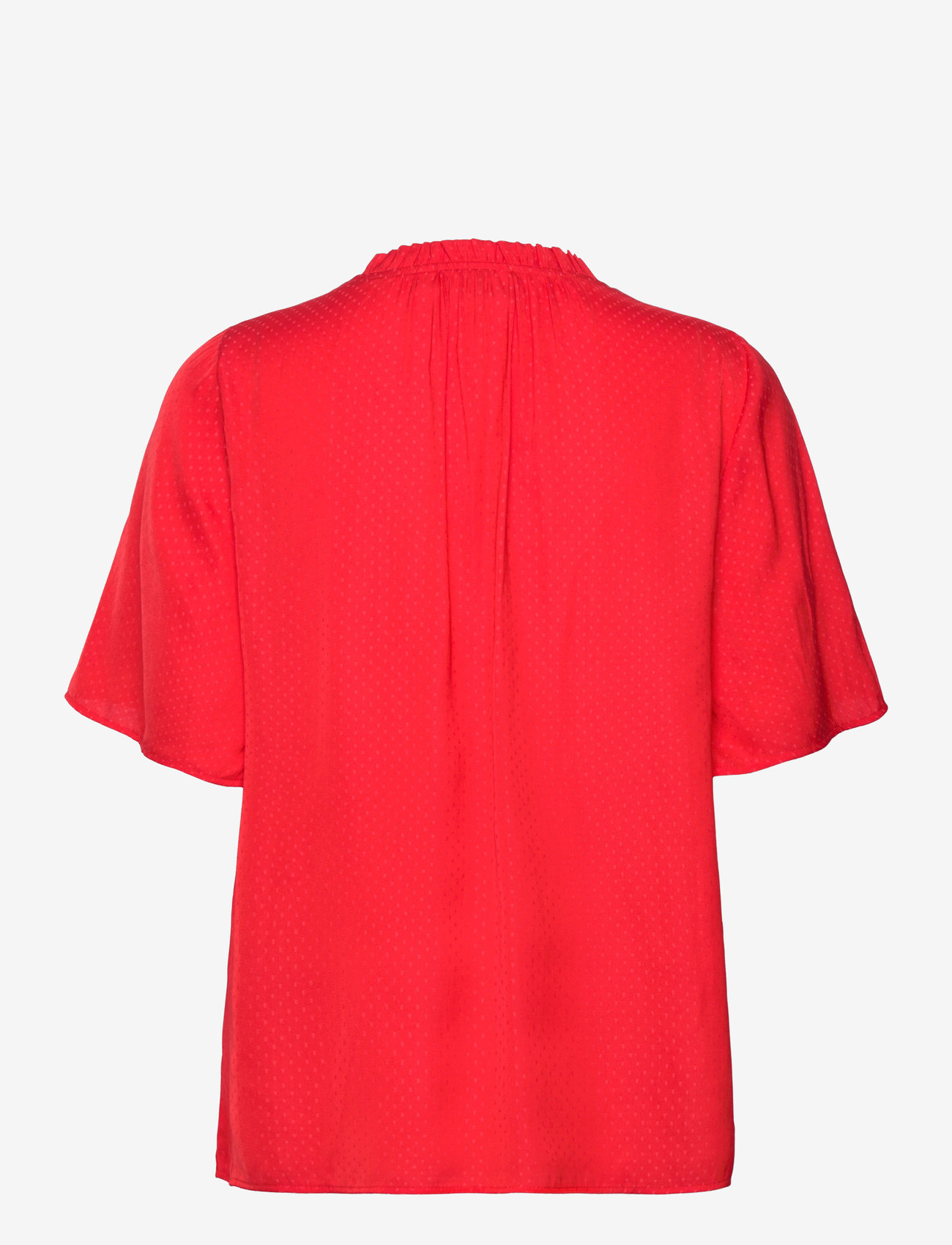 Saint Tropez - BrianaSZ Flared Blouse - kortærmede bluser - flame scarlet - 2