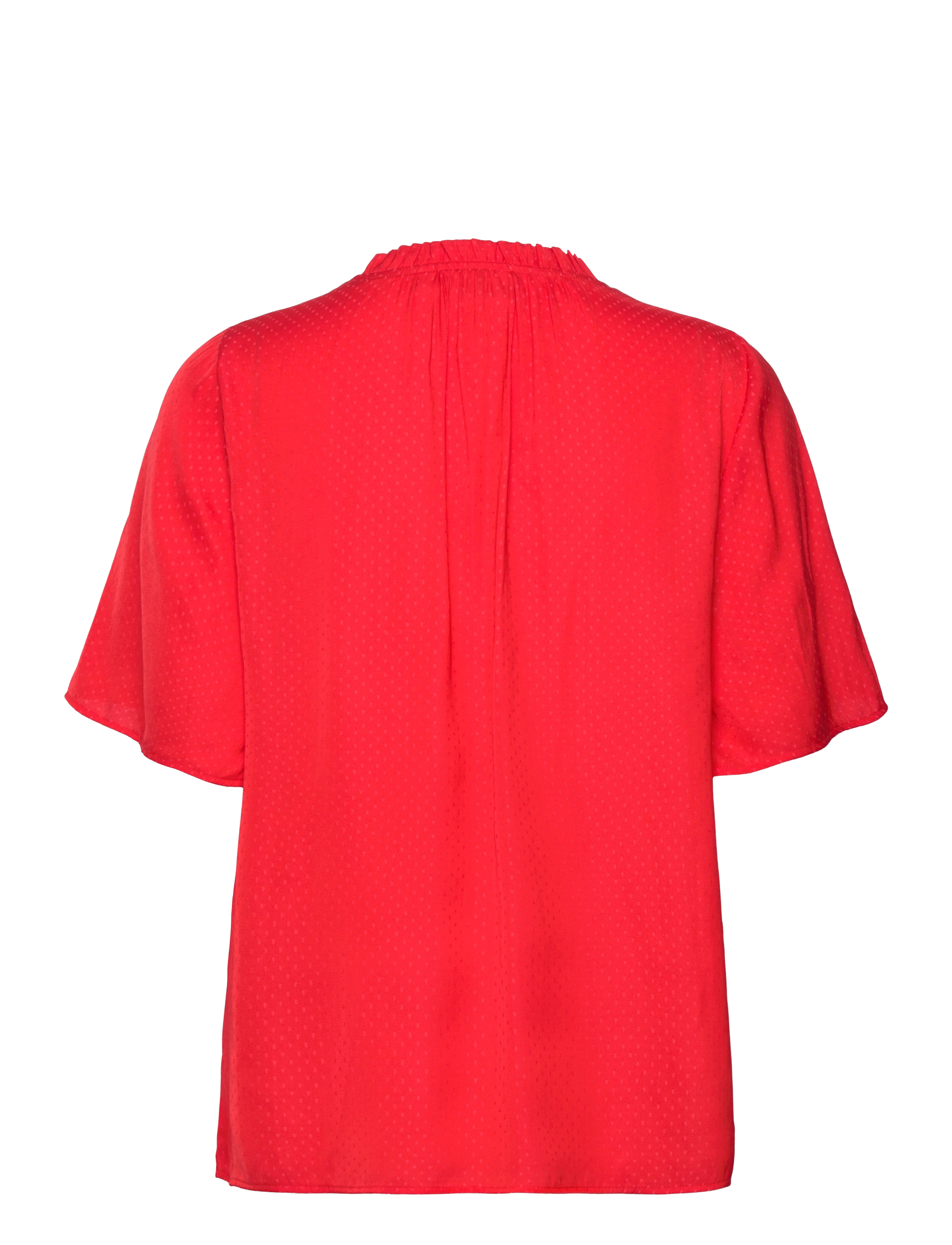 Saint Tropez - BrianaSZ Flared Blouse - kortærmede bluser - flame scarlet - 2