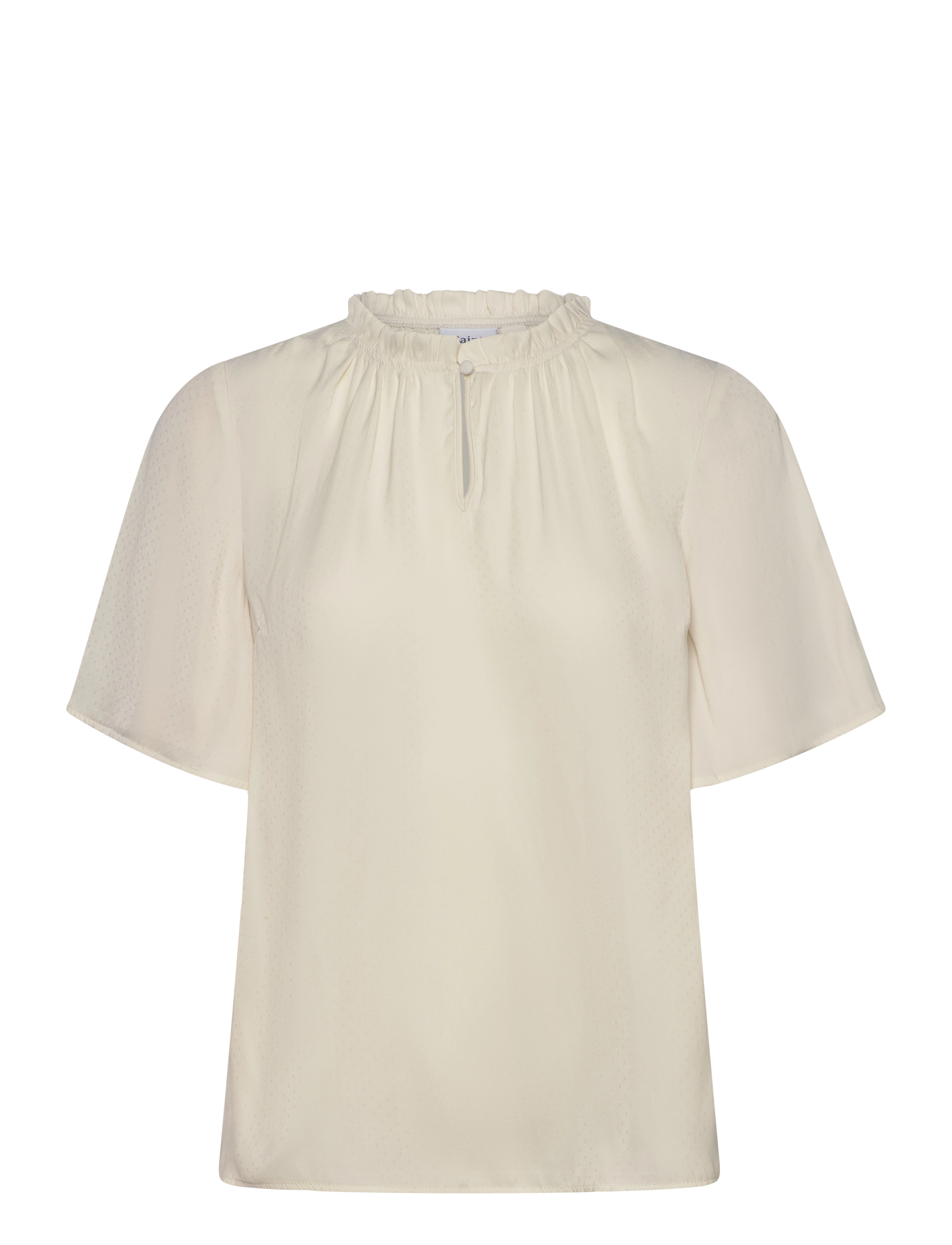 Saint Tropez BrianaSZ Flared Blouse - Bluser - ICE / cream