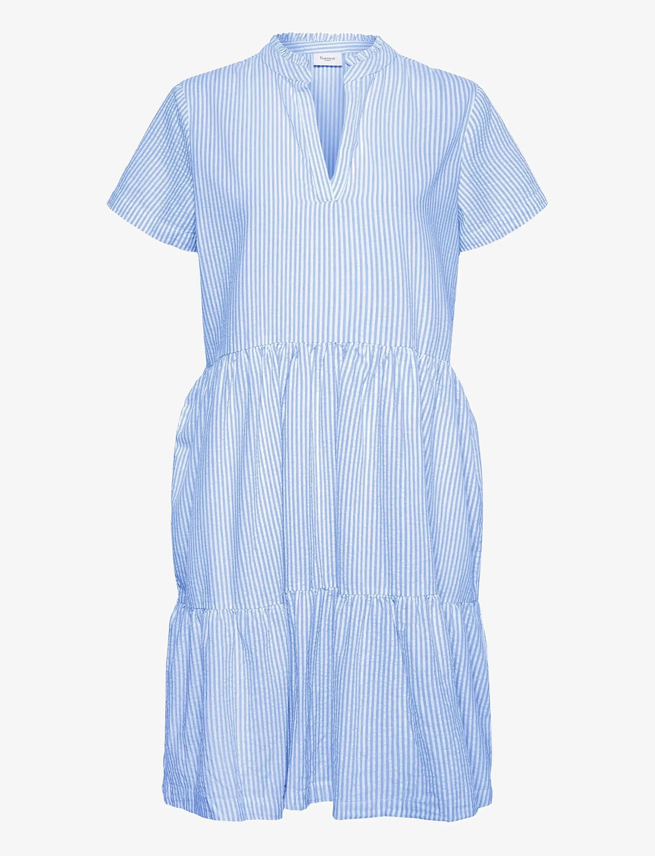 Saint Tropez - ElmikoSZ SS Dress - palace blue stripe - 1