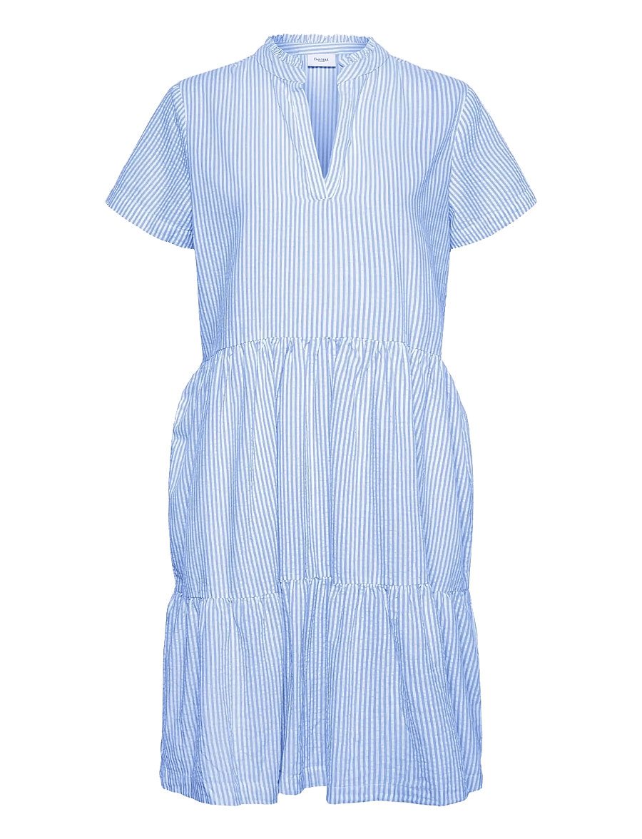 Saint Tropez - ElmikoSZ SS Dress - sommerkjoler - palace blue stripe - 1
