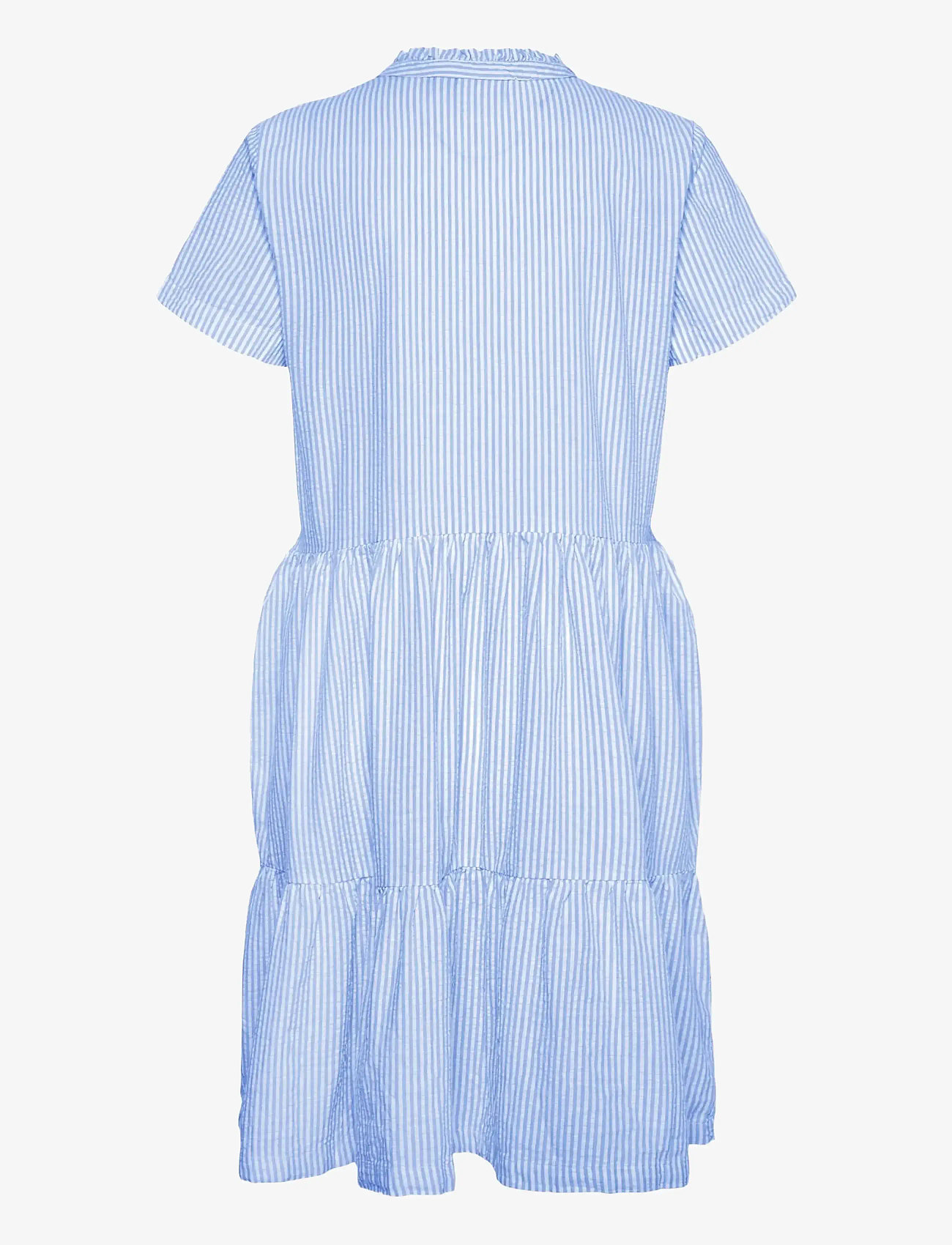 Saint Tropez - ElmikoSZ SS Dress - palace blue stripe - 2