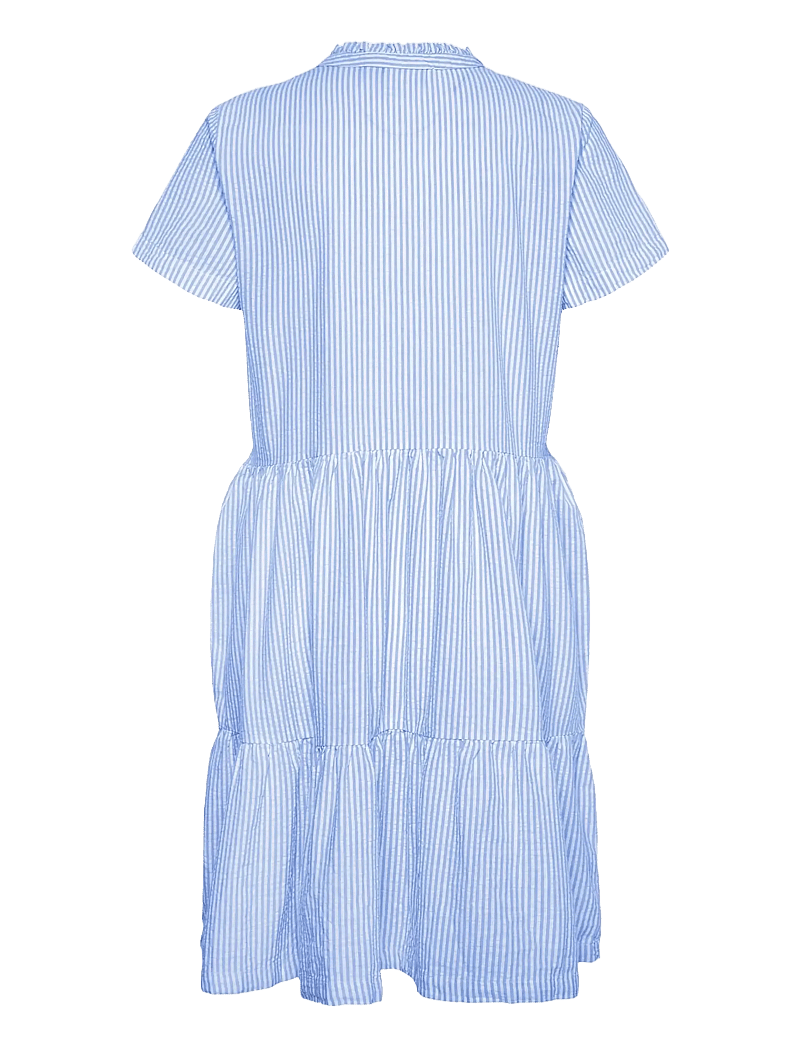 Saint Tropez - ElmikoSZ SS Dress - palace blue stripe - 2