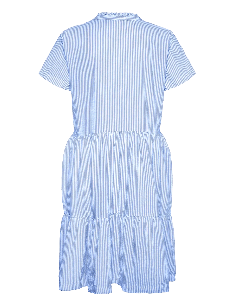 Saint Tropez - ElmikoSZ SS Dress - sommerkjoler - palace blue stripe - 2
