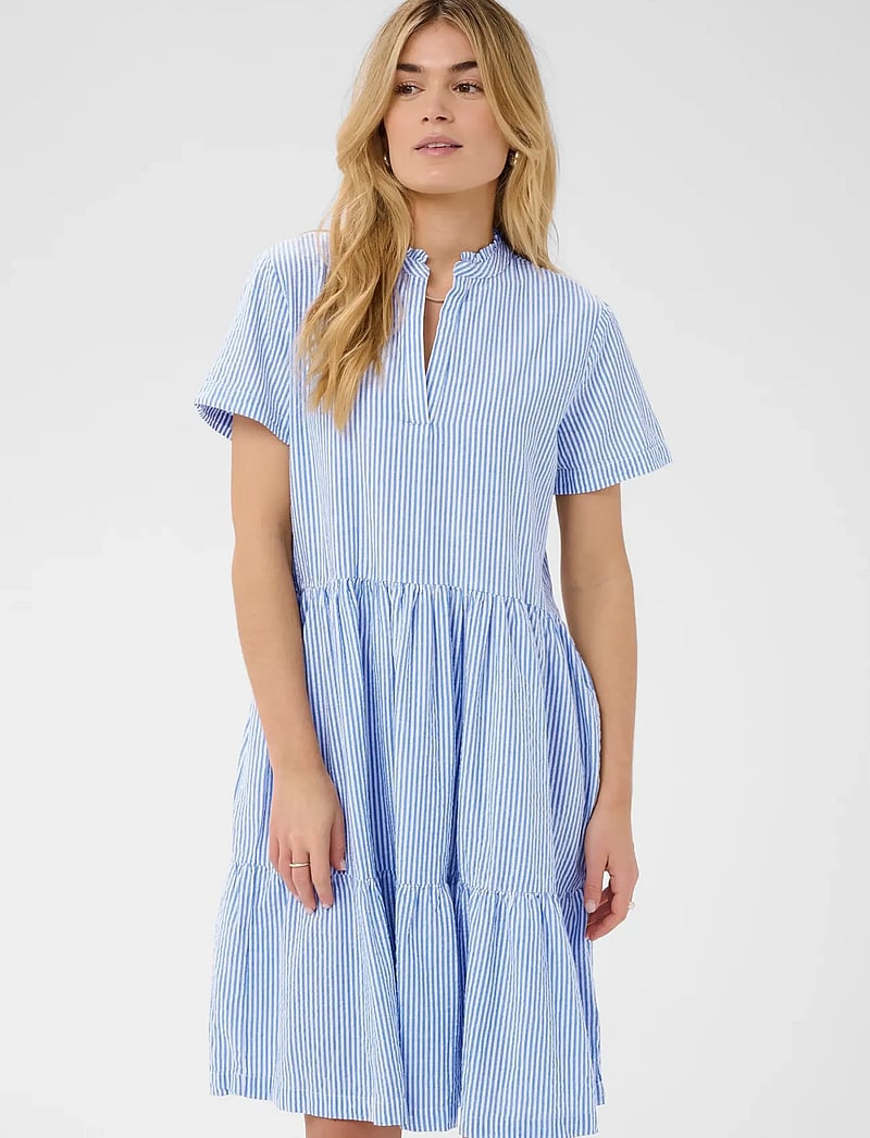 Saint Tropez - ElmikoSZ SS Dress - palace blue stripe - 3