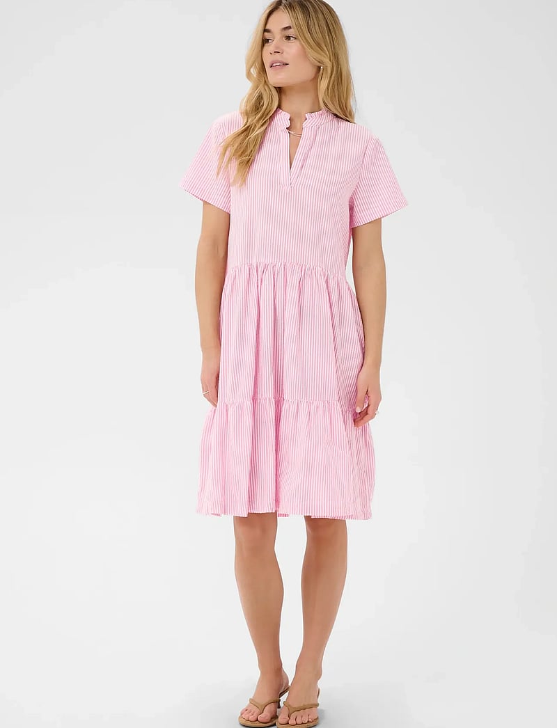 Saint Tropez - ElmikoSZ SS Dress - pink cosmos stripe - 0