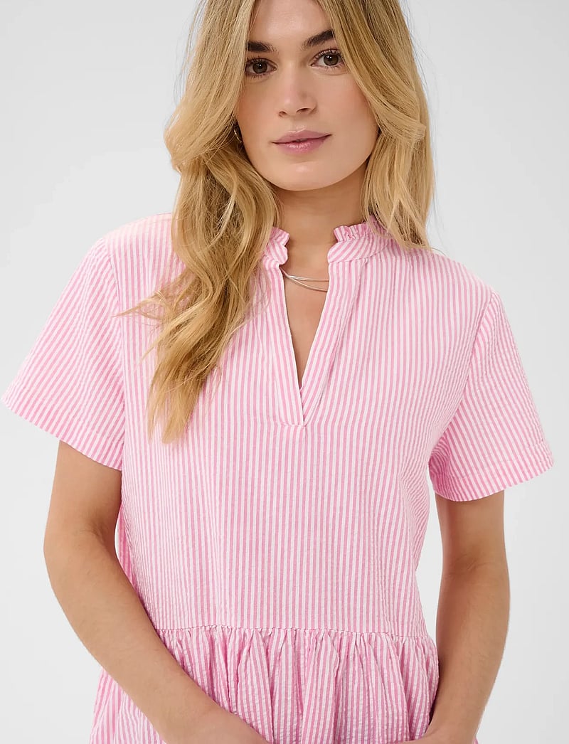 Saint Tropez - ElmikoSZ SS Dress - pink cosmos stripe - 5