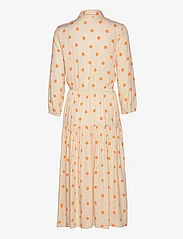 Saint Tropez - UedaSZ Maxi Dress - marškinių tipo suknelės - orange peel big dots - 1