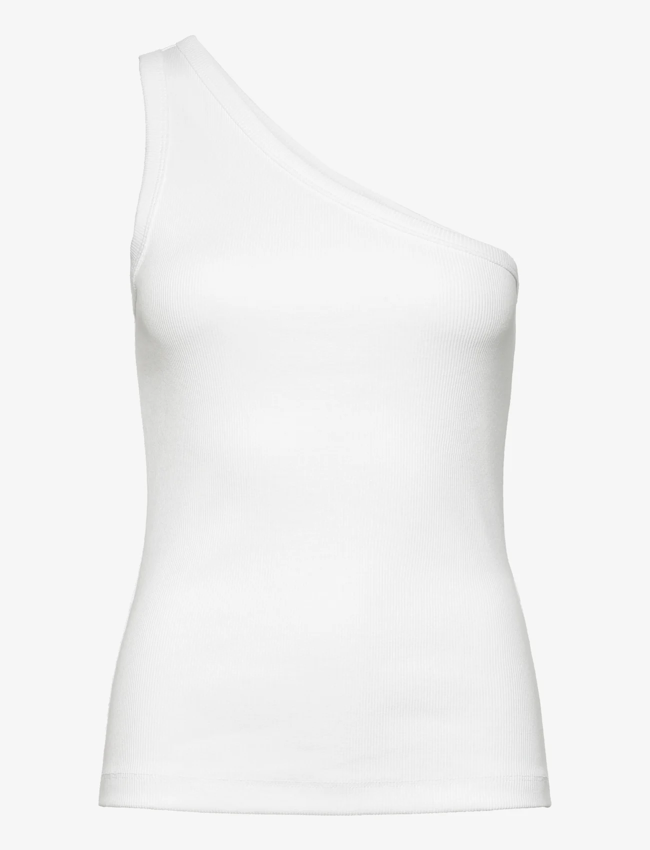 Saint Tropez - AstaSZ One Shoulder Top - sleeveless tops - bright white - 1