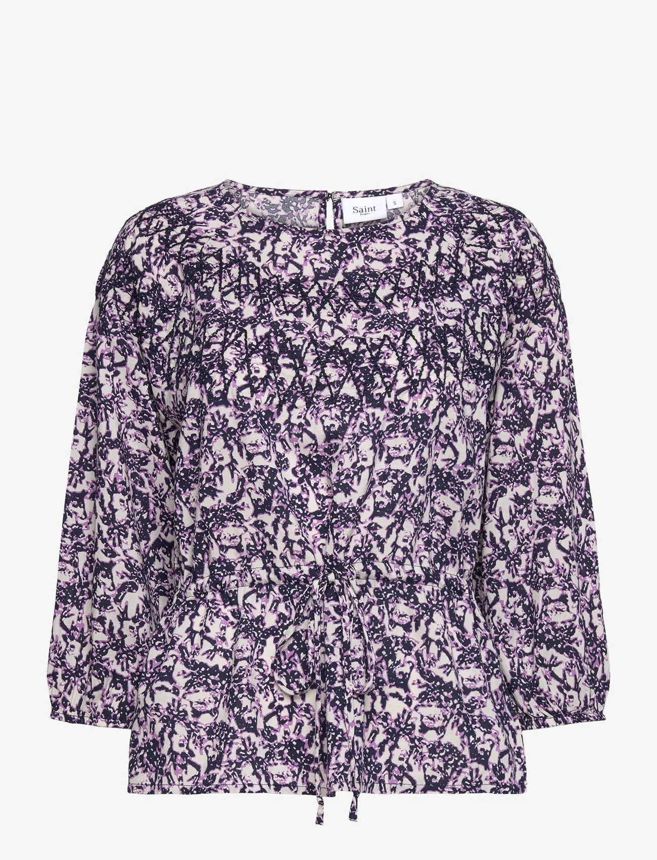 Saint Tropez - ViniaSZ Blouse - long-sleeved blouses - mulberry soft focus - 0