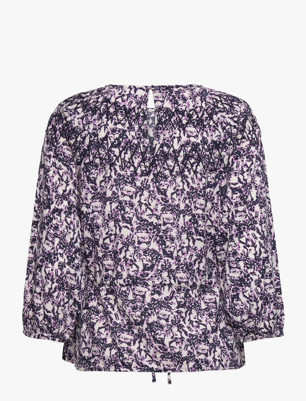 Saint Tropez - ViniaSZ Blouse - long-sleeved blouses - mulberry soft focus - 1