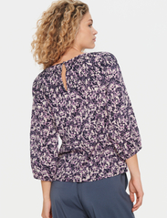 Saint Tropez - ViniaSZ Blouse - long-sleeved blouses - mulberry soft focus - 4