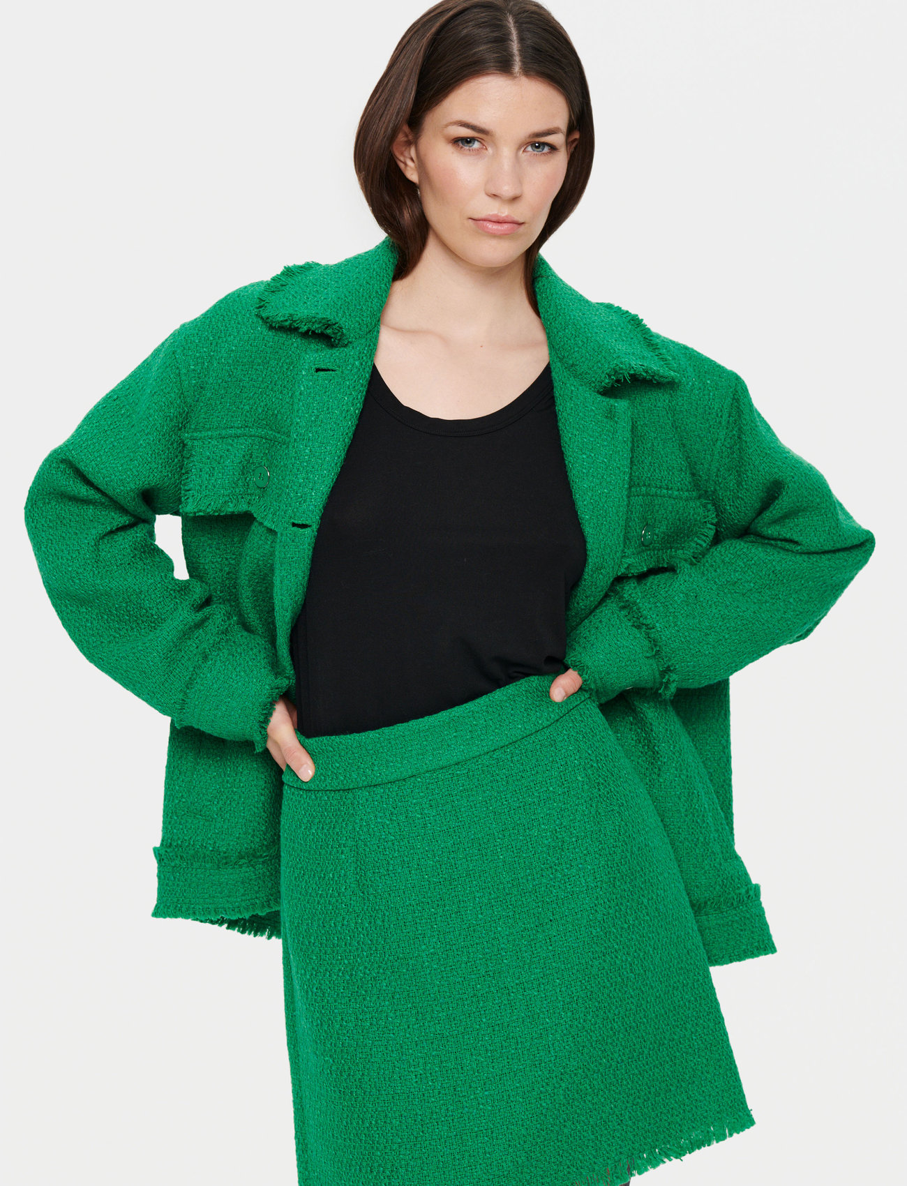 Saint Tropez - BirdieSZ Skirt - korta kjolar - verdant green - 1