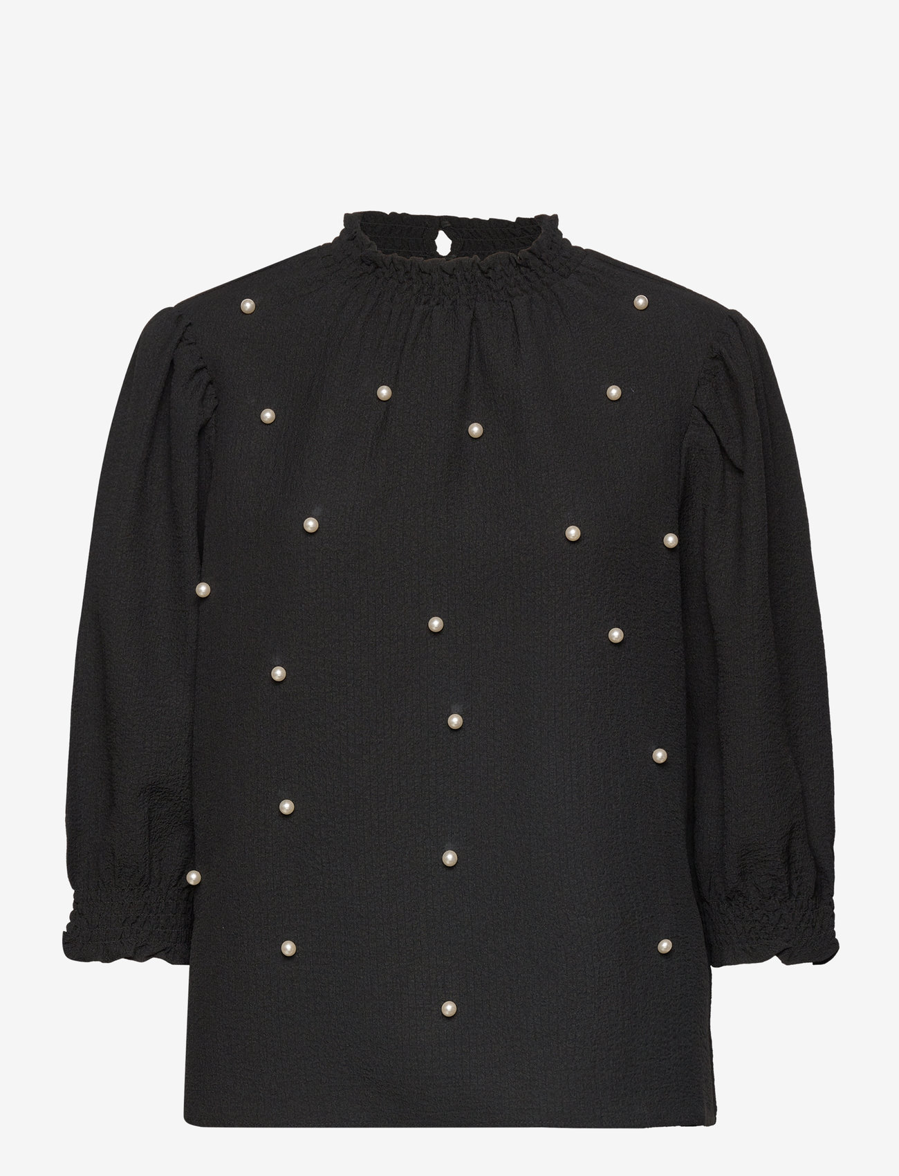 Saint Tropez - BeniaSZ Blouse - långärmade blusar - black - 0