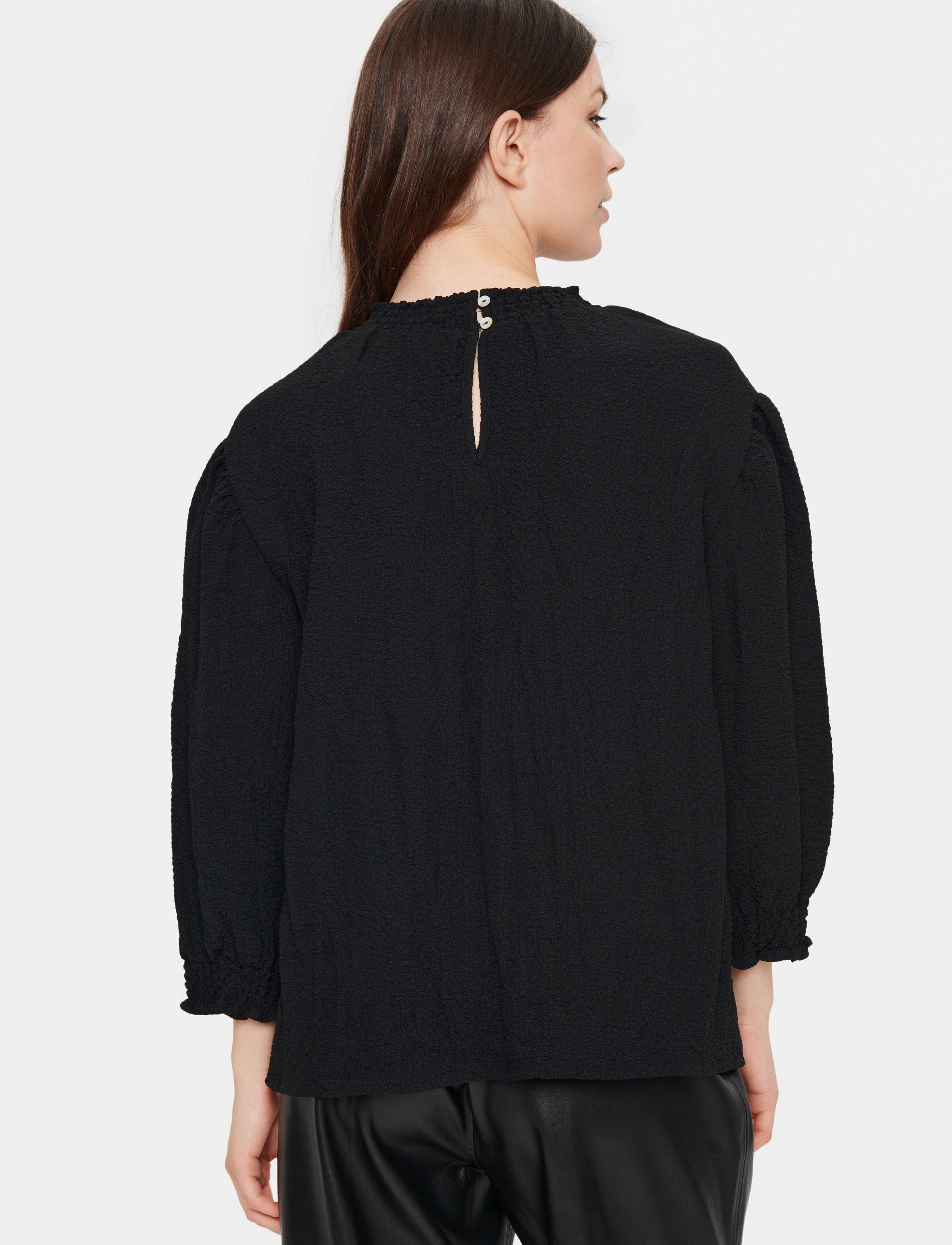 Saint Tropez - BeniaSZ Blouse - bluzki z długimi rękawami - black - 3