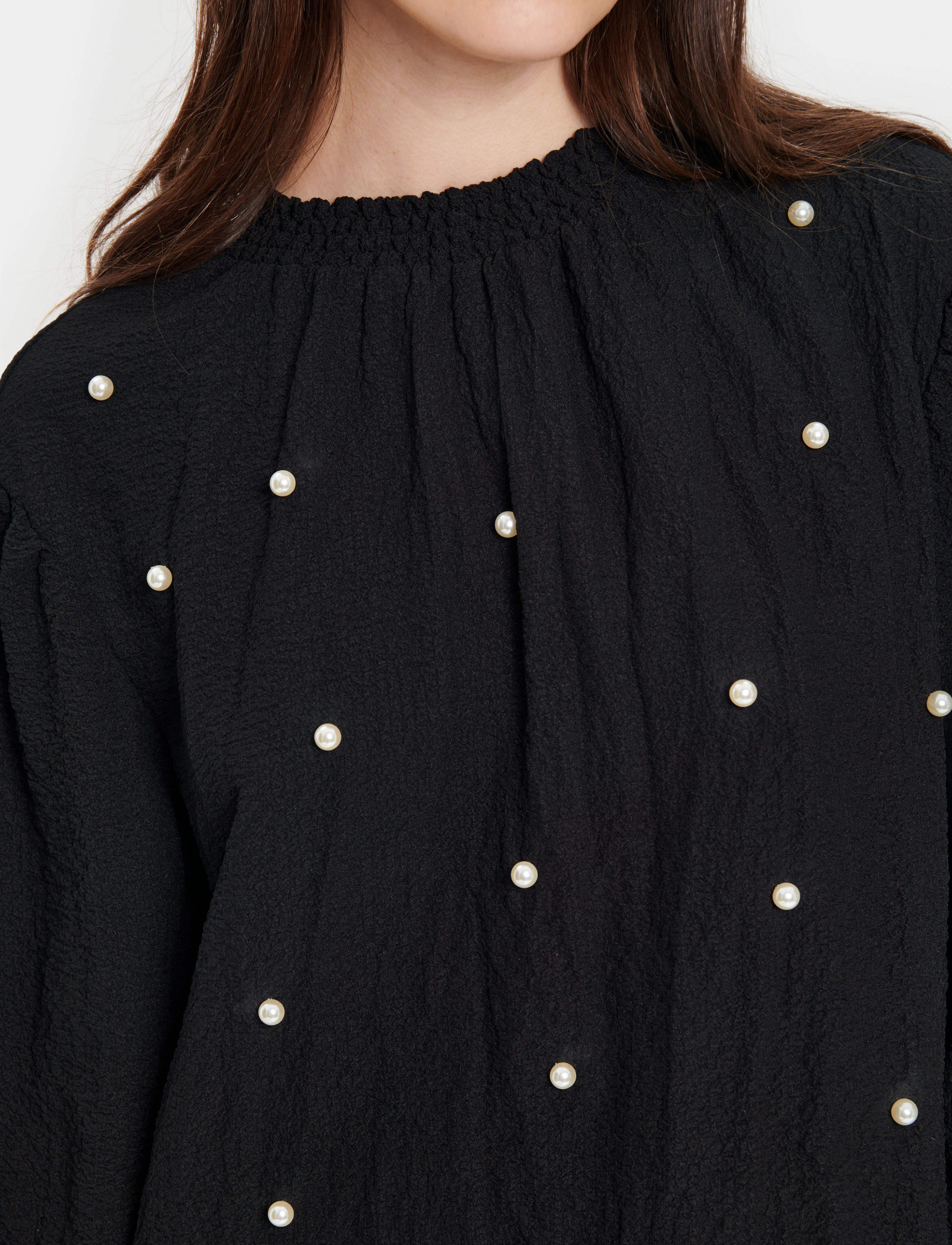 Saint Tropez - BeniaSZ Blouse - bluzki z długimi rękawami - black - 5