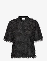 Saint Tropez - BanriSZ Polo Shirt - kortärmade blusar - black - 0