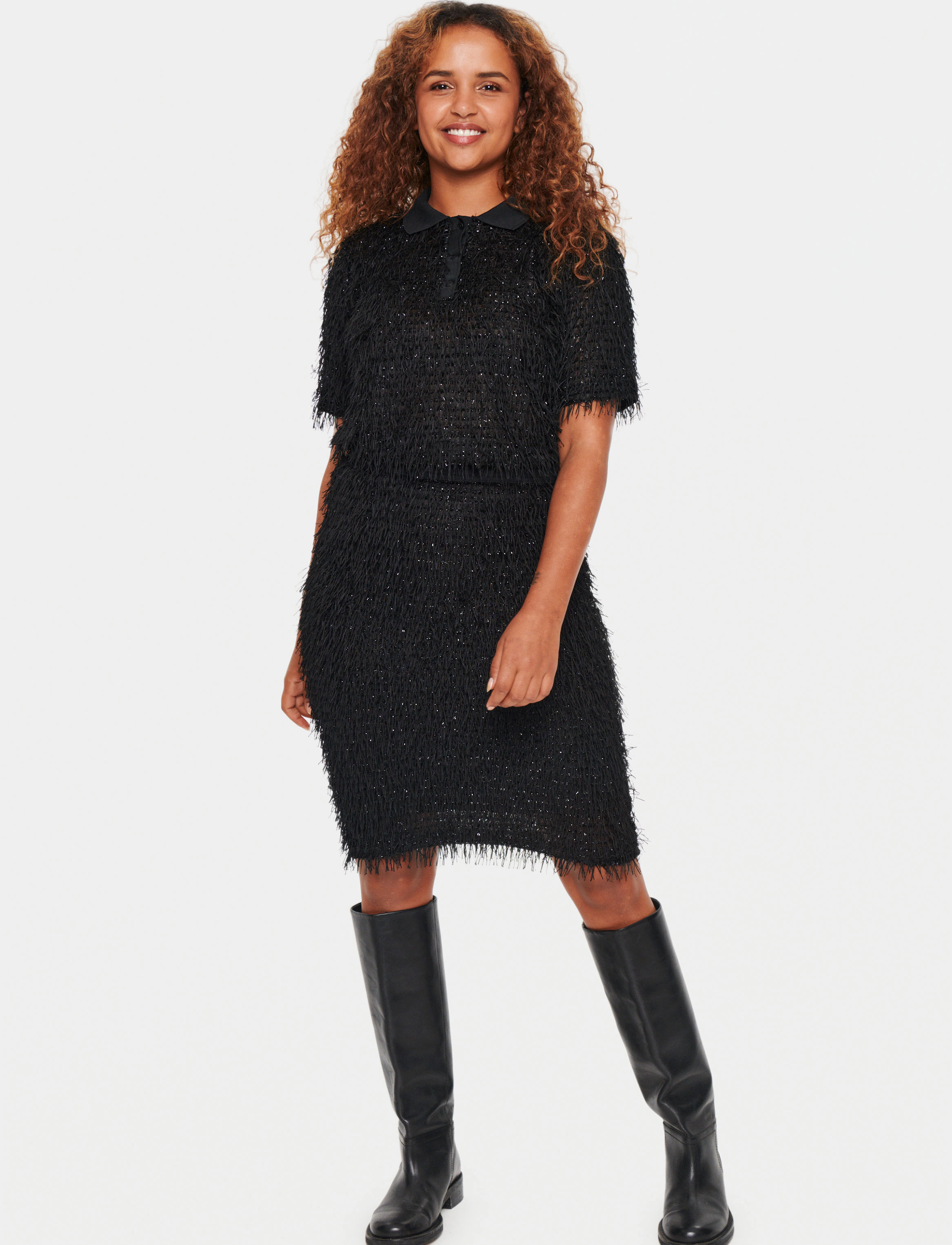 Saint Tropez - BanriSZ Skirt - midi nederdele - black - 4