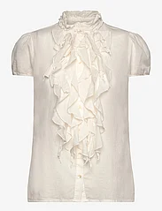 Saint Tropez - TilliSZ SS Shirt - short-sleeved blouses - ice - 0