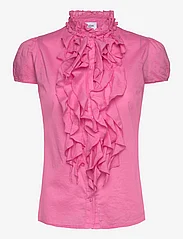 Saint Tropez - TilliSZ SS Shirt - short-sleeved blouses - pink cosmos - 0