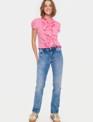 Saint Tropez - TilliSZ SS Shirt - kurzämlige blusen - pink cosmos - 3