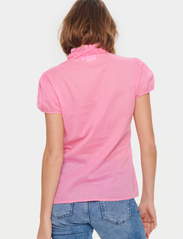 Saint Tropez - TilliSZ SS Shirt - short-sleeved blouses - pink cosmos - 4