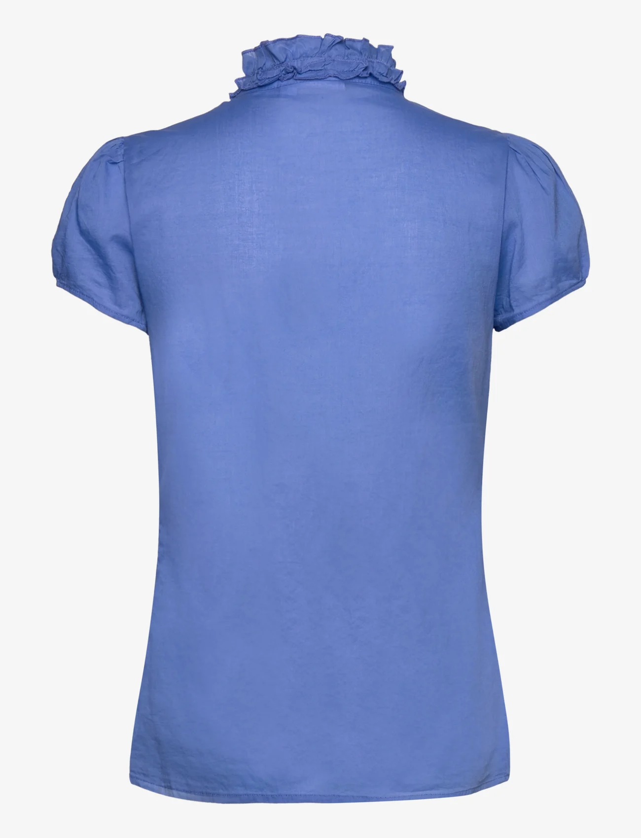 Saint Tropez - TilliSZ SS Shirt - short-sleeved blouses - ultramarine - 1