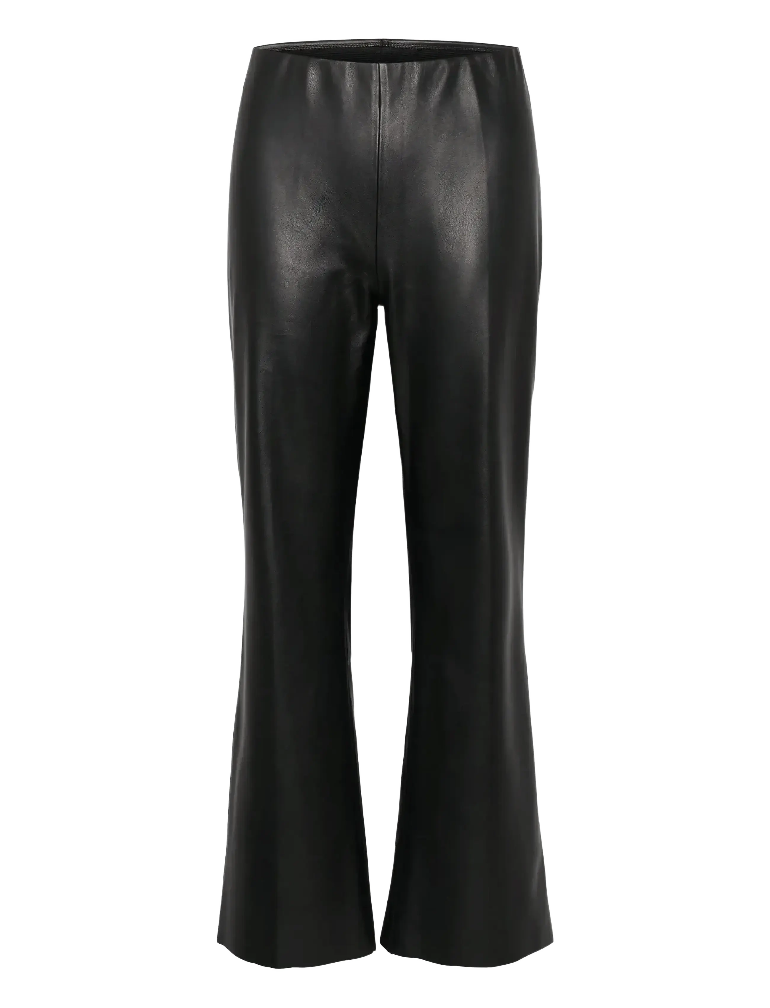 Saint Tropez DowieSZ Flared Pants - Nahkpüksid - BLACK / black