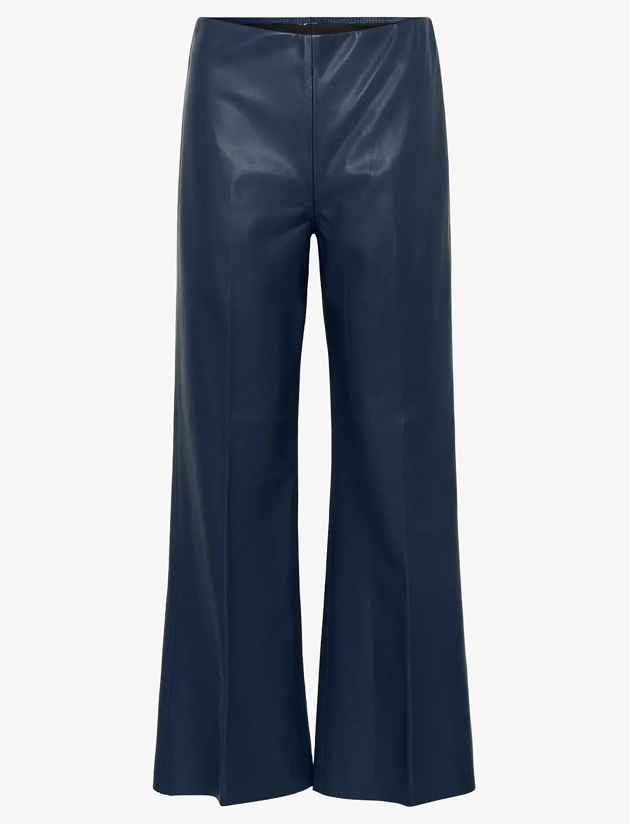 Saint Tropez - DowieSZ Flared Pants - læderbukser - pageant blue - 0