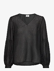 Saint Tropez - BriSZ Blouse - long-sleeved blouses - black - 0