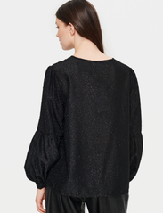 Saint Tropez - BriSZ Blouse - long-sleeved blouses - black - 3