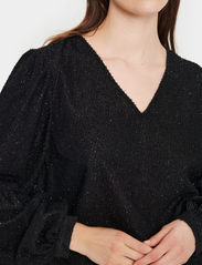 Saint Tropez - BriSZ Blouse - long-sleeved blouses - black - 5