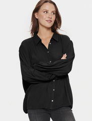 Saint Tropez - AlbaSZ Shirt - langærmede skjorter - black - 2