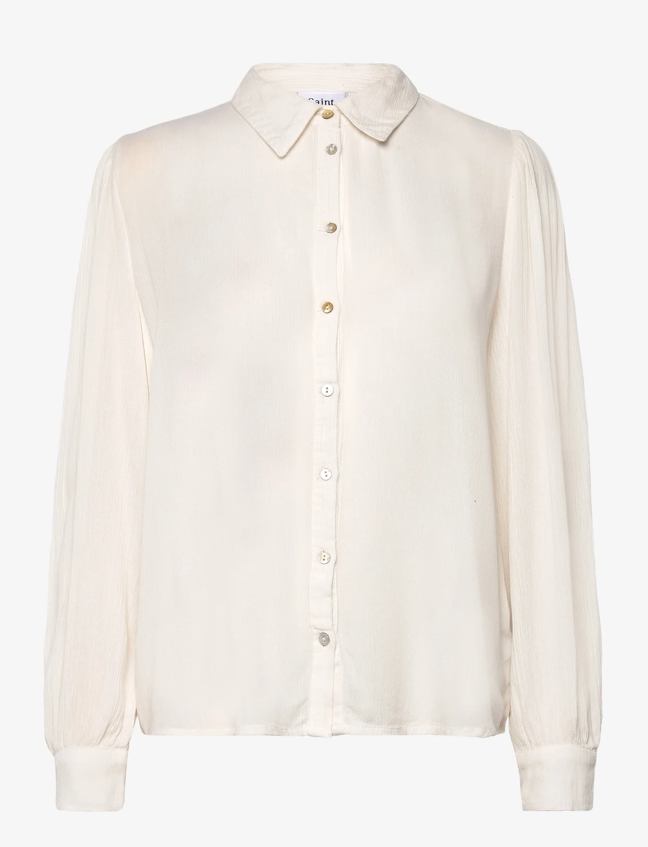 Saint Tropez - AlbaSZ Shirt - långärmade skjortor - ice - 0