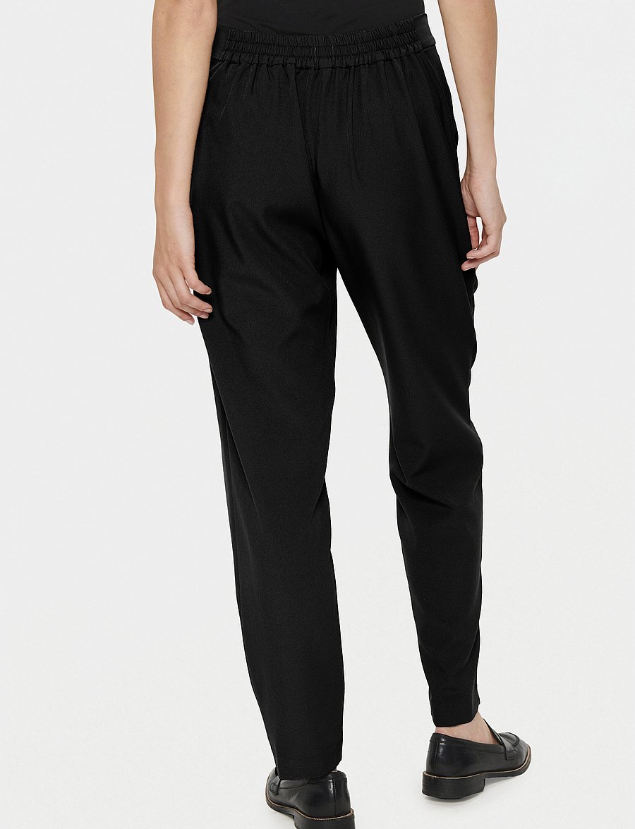 Saint Tropez - CelestSZ Pants - kostymbyxor - black - 4