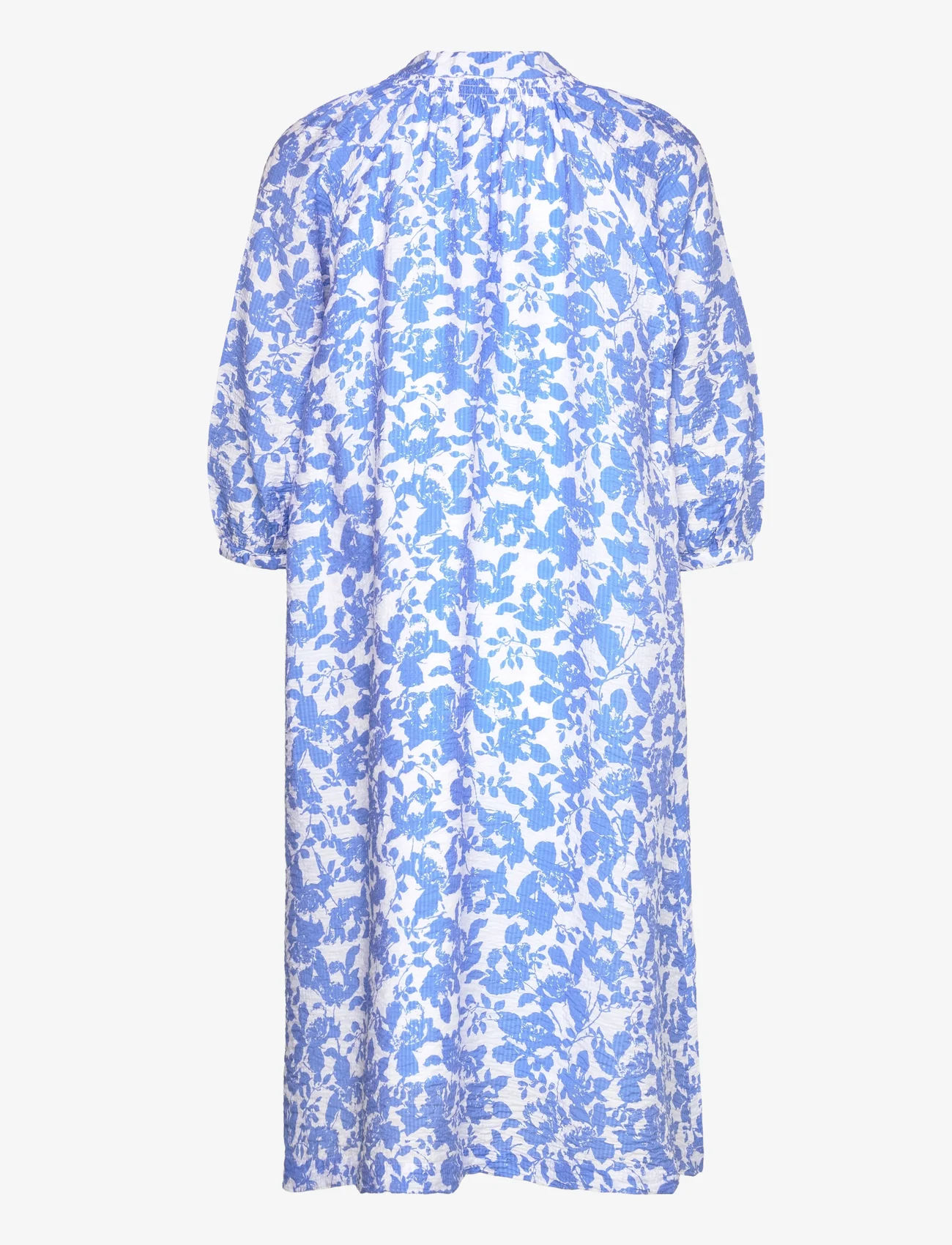 Saint Tropez - DaphneSZ Dress - overhemdjurken - ultramarine porcelain blooms - 1