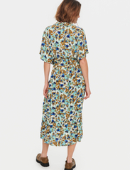 Saint Tropez - DidiSZ Dress - summer dresses - pastel turquoise flower mood - 4