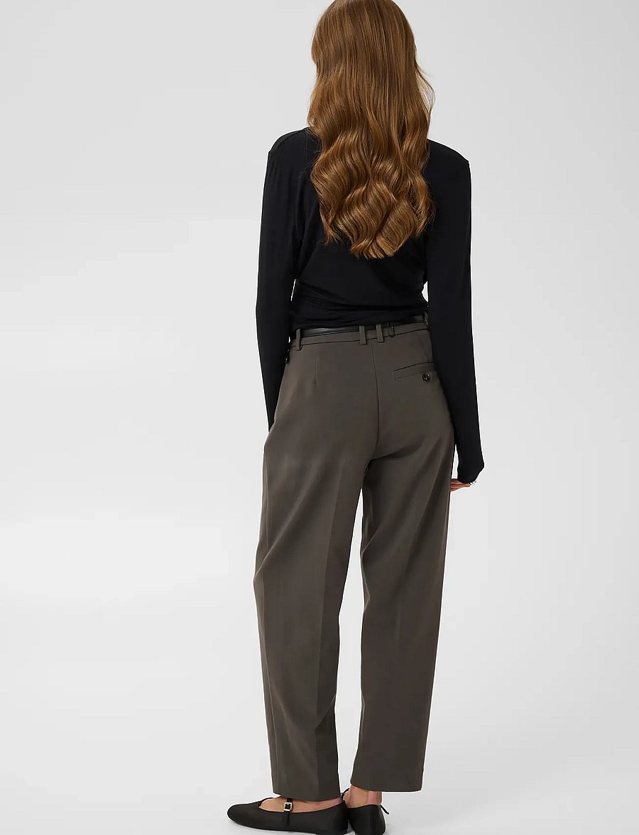 Saint Tropez - ViggaSZ Wrap Blouse - långärmade blusar - black - 4