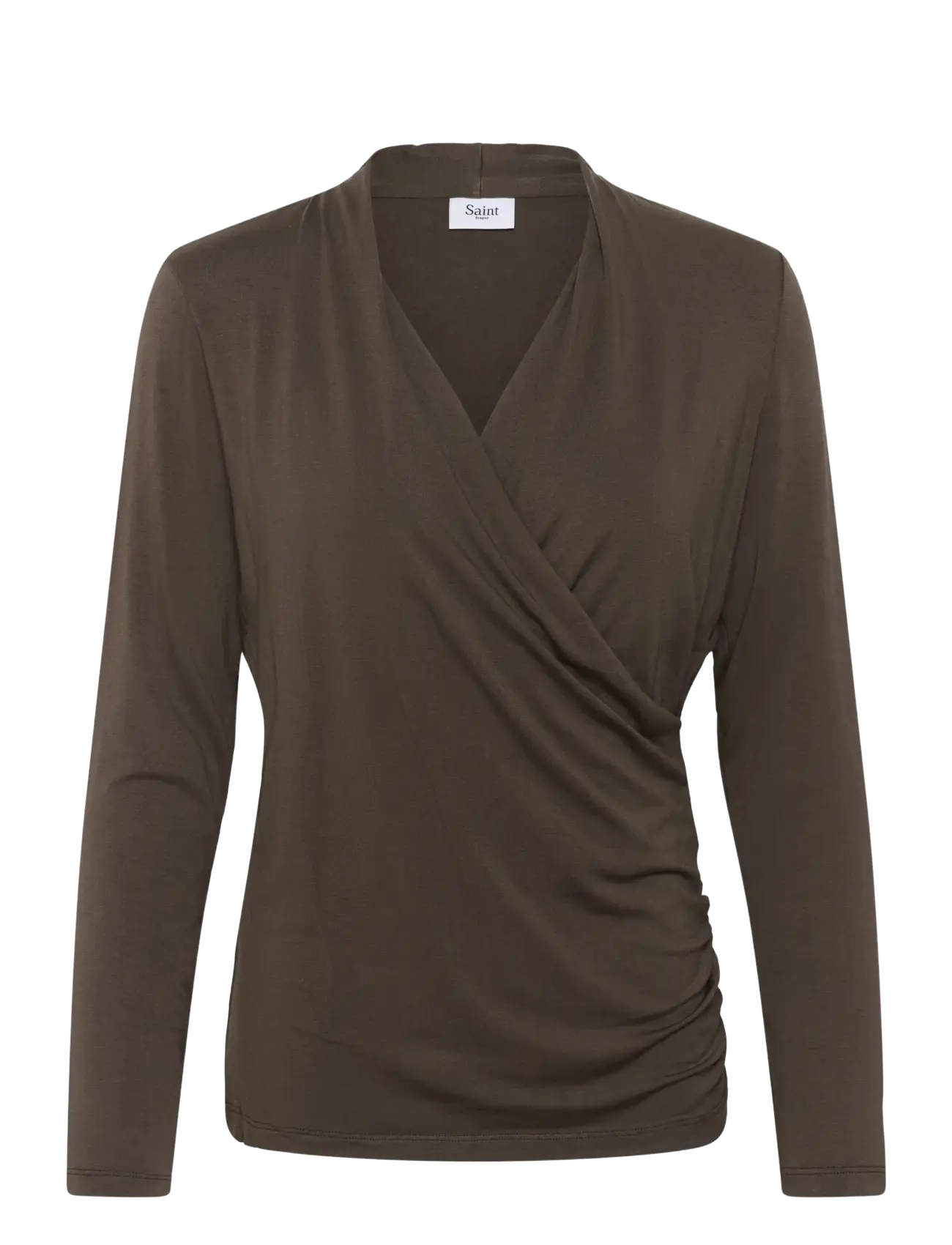 Saint Tropez - ViggaSZ Wrap Blouse - mulch - 1
