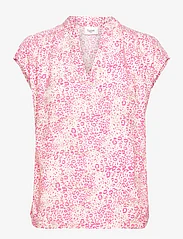 Saint Tropez - DaciaSZ SS Blouse - blouses zonder mouwen - fandango pink leo - 0