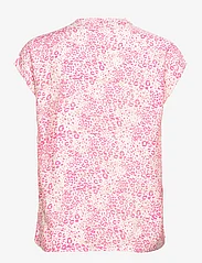 Saint Tropez - DaciaSZ SS Blouse - blouses zonder mouwen - fandango pink leo - 1