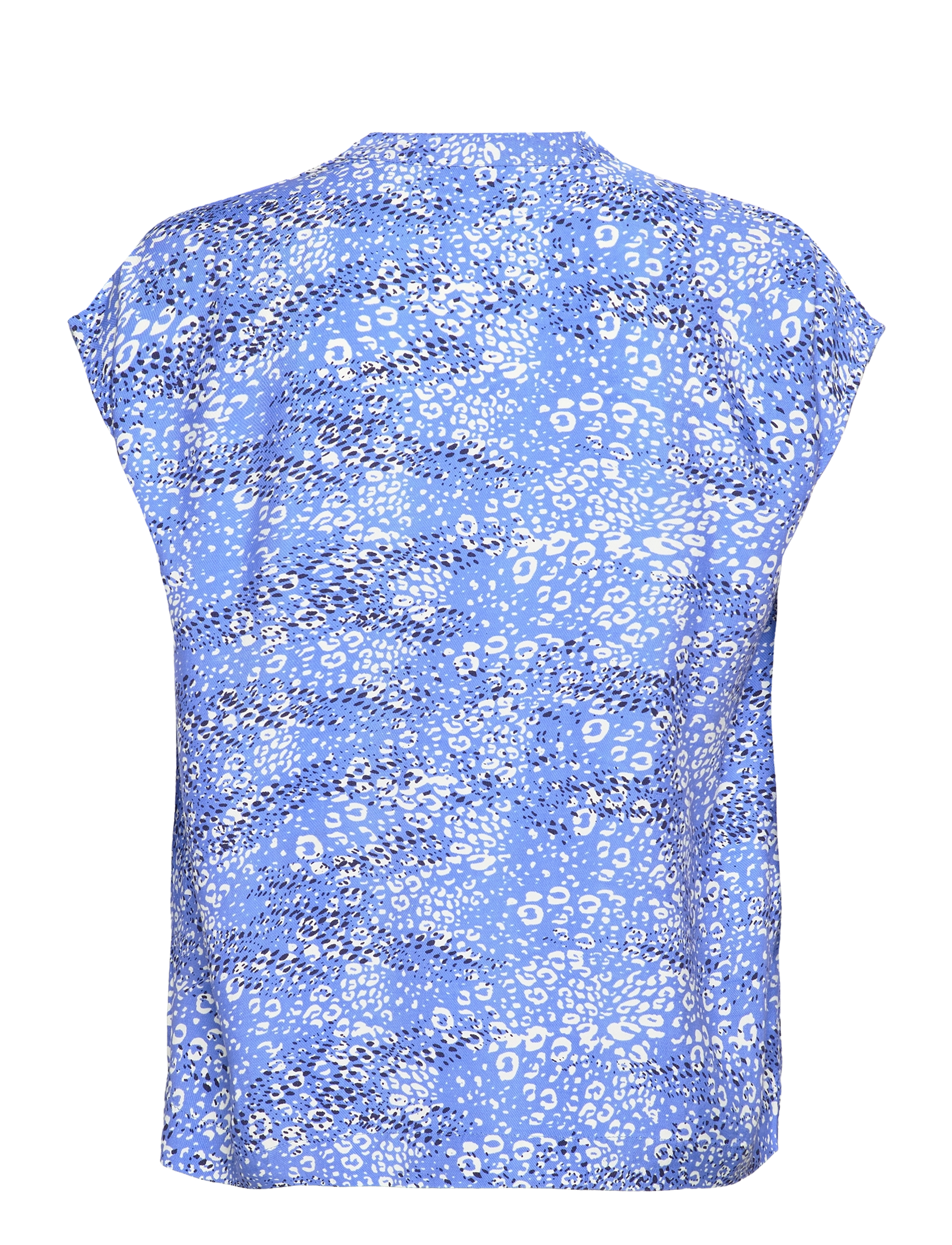 Saint Tropez - DaciaSZ SS Blouse - ermeløse bluser - ultramarine leo - 2