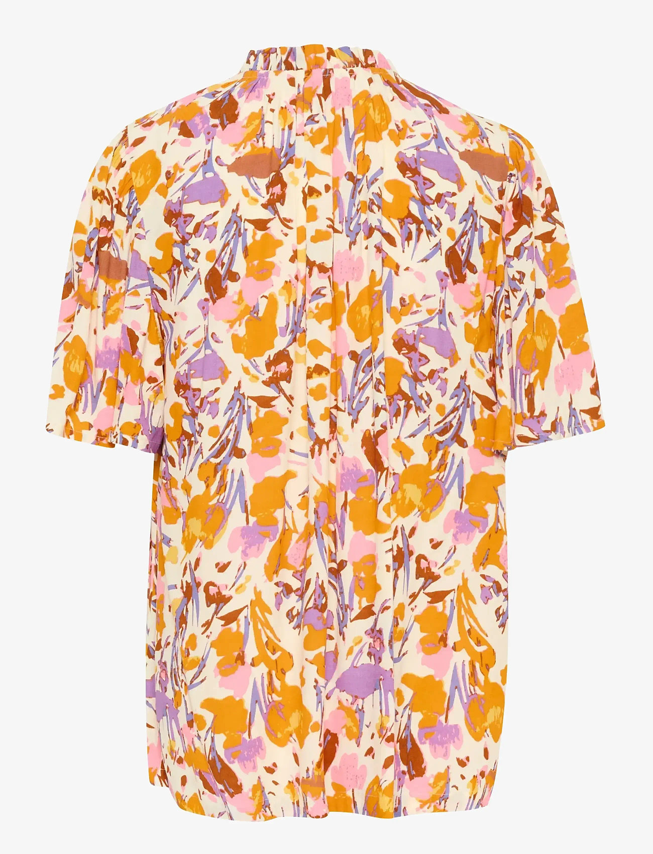 Saint Tropez - EikoSZ Blouse - kortærmede bluser - ice flower art - 2